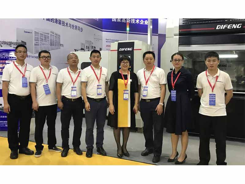 Difeng Machinery attended the International Woodworking Machinery Exhibition to provide intelligent support for the development of painting industry