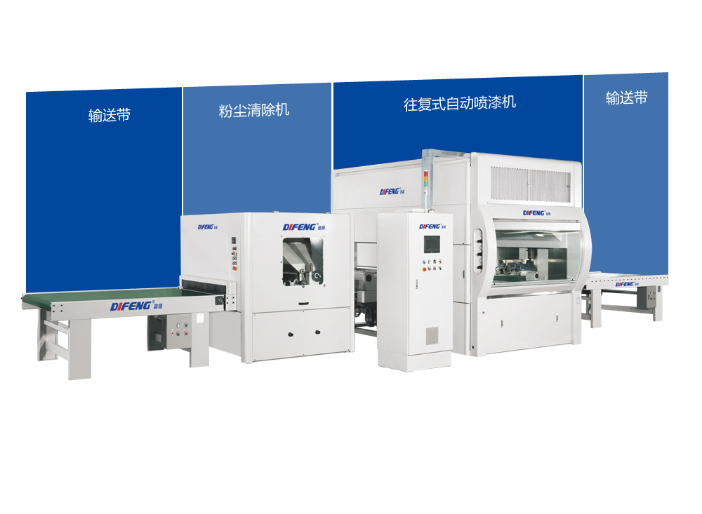 Reciprocating automatic spray paint production line(Water-based paint)