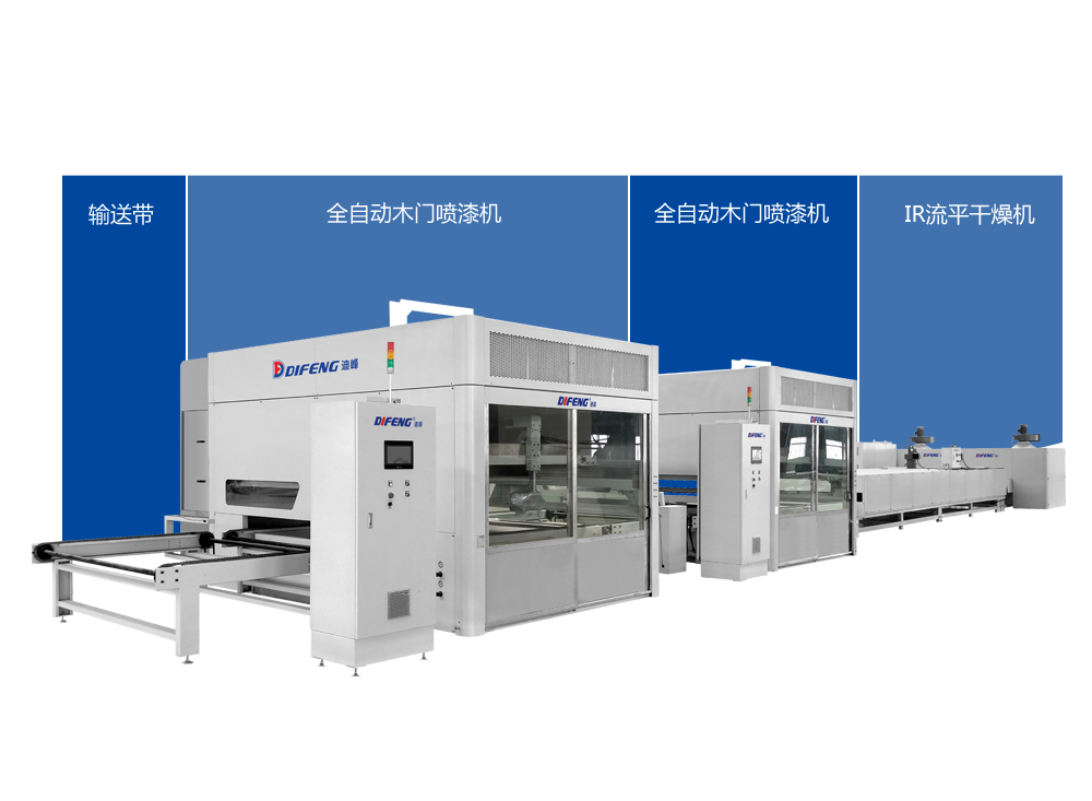 (UV) Wood doors automatic painting production line